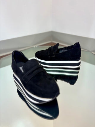 Corkys Sheesh Black Suede