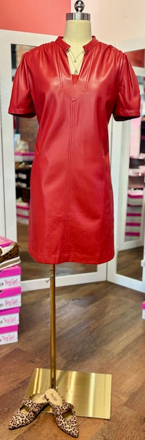 Jade Vegan Dress Red