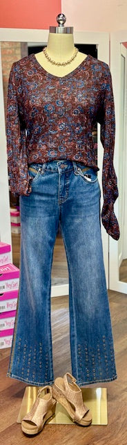 FDJ VNeck Top Scarlet