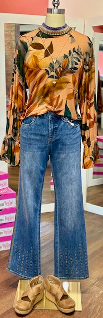 FDJ Mock Neck Top Miriam