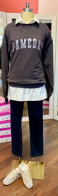 Gameday Sweatshirt Grey