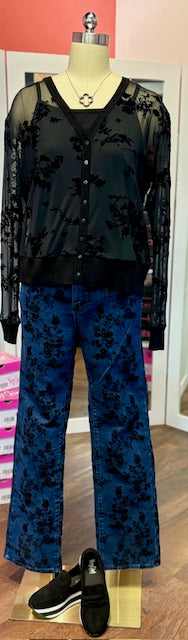 FDJ  2Pc Mesh Set Black