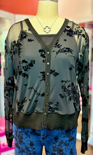 FDJ  2Pc Mesh Set Black