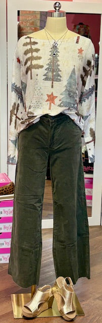 Christmas Dolman top