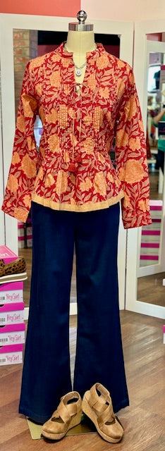 IvyJane Rose Border Top Brick