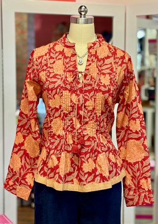 IvyJane Rose Border Top Brick