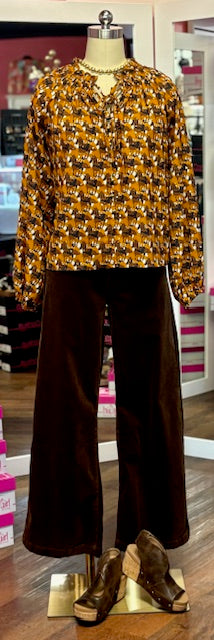 JoyJoy Peasant Top Stampede