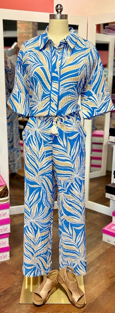 Tribal Pull On Pant Royal