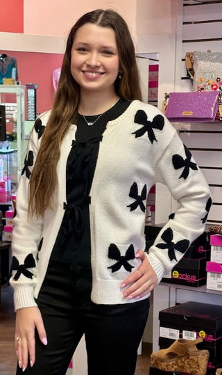 Bow Cardigan
