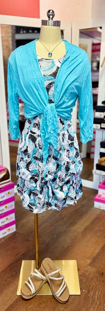 Crinkle Bubble Dress Circles