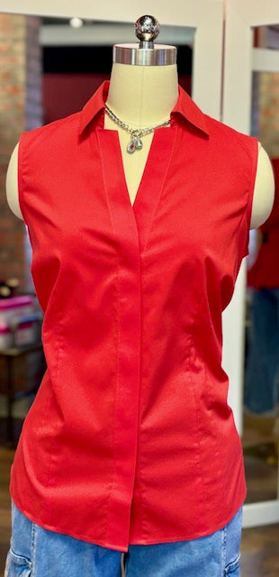 Taylor Sleeveless Red