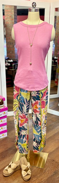 Tribal 2Way Tank Rosesilk