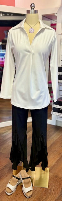 Isle Apparel white Mari Top