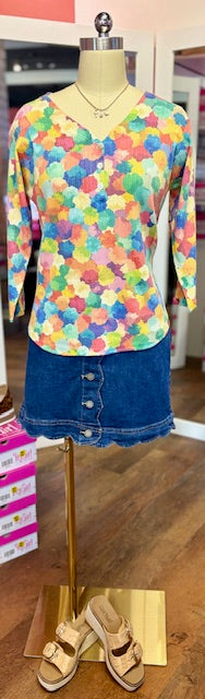 Button Up Flower Multi