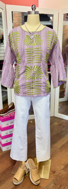 Elena Top Purple
