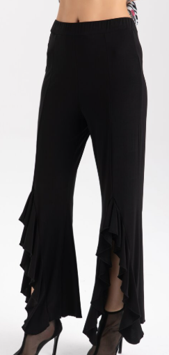 Isle Apparel Split ruffle Pant