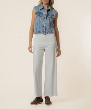 KUT Frankie Denim Vest Medium Blue