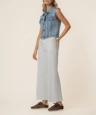 KUT Frankie Denim Vest Medium Blue