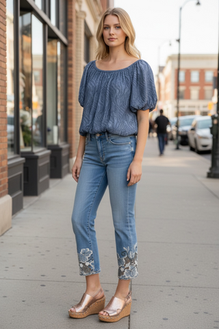 Balloon Top Navy