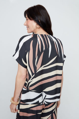 Renuar Blouse Mocha Combo