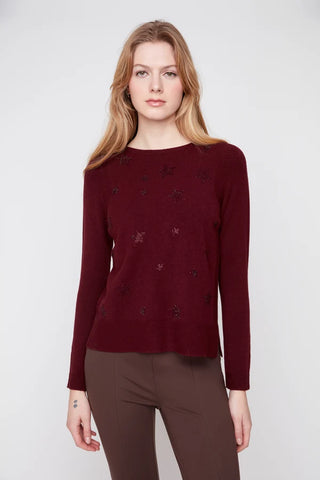 Renuar Sweter Cabernet