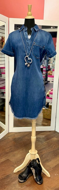 Tribal Shirt Dress Bluebliss