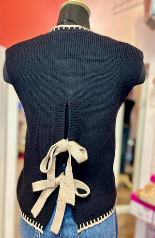 Black Bow Taupe