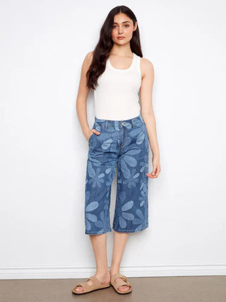 Charlie B Crop Palazzo Floral