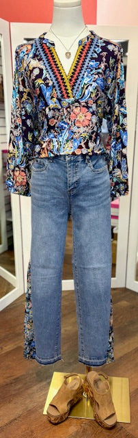 FDJ Olivia Wide Ankle Med Wash