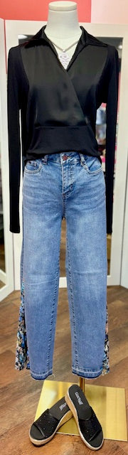 FDJ Olivia Wide Ankle Med Wash