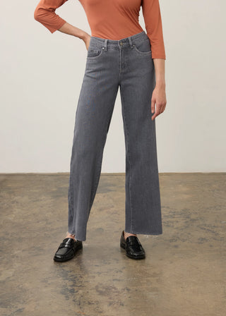FDJ Christina Wide Leg Charcoal
