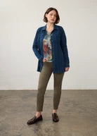 FDJ Long Jacket Dark Wash