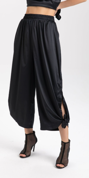 Isle Apparel Stardom tie black pants