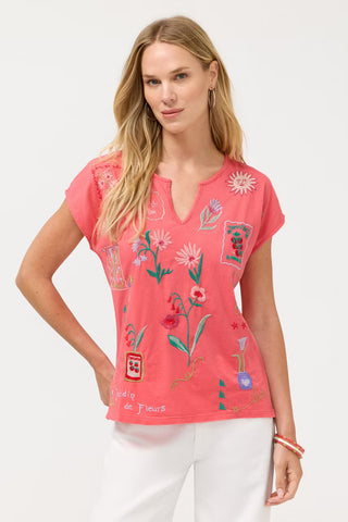 Johnny Was Calypso Tee Fleur