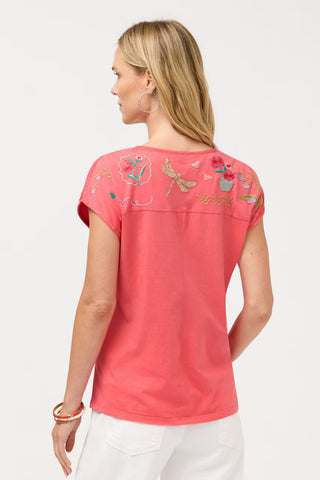 Johnny Was Calypso Tee Fleur