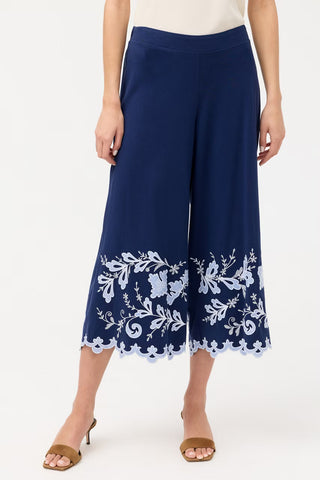 Johnny Was Adeline Navy pant