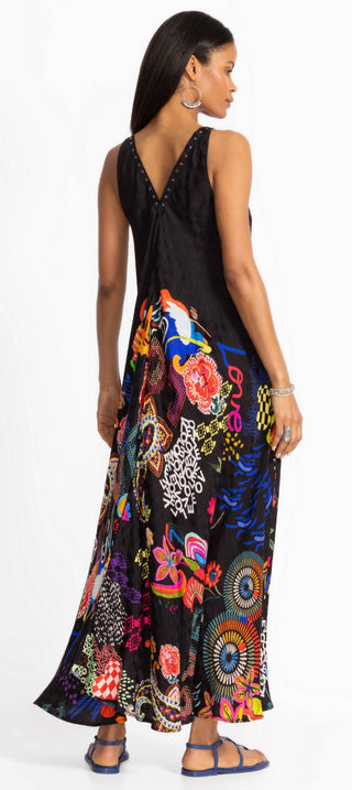 Johnny Was Eva Dress Jenny Blk
