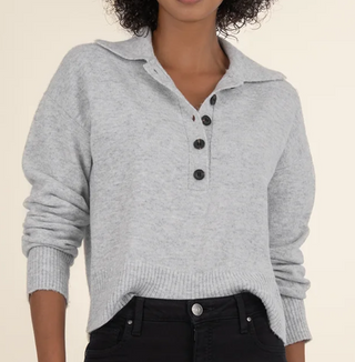 Kut Heather Grey Lilia Sweater