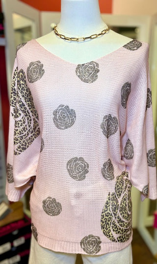 CU Pink Leo Flower O/S