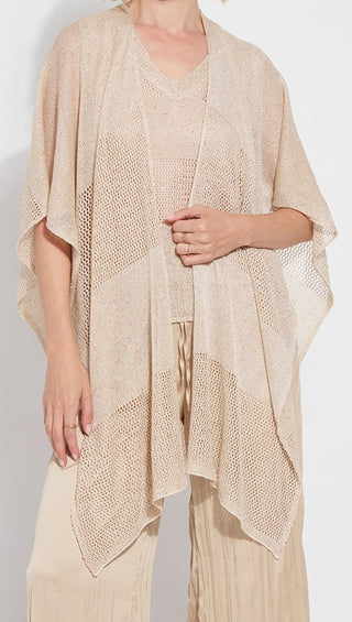 Lysse Shrug Sequin Champagne