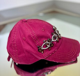 OP Bling Glitz Cap Burgundy