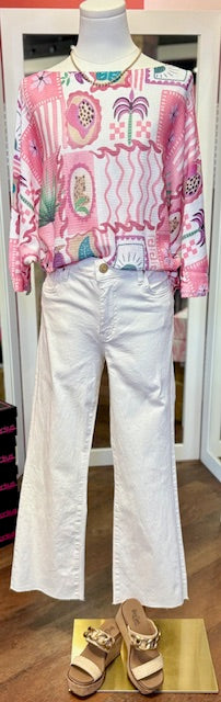 CU Pink Palm Tree O/S