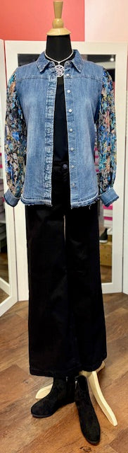 FDJ Oliva Wide Leg Black