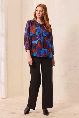 Dolman Sleeve Blouse Saphire Blue