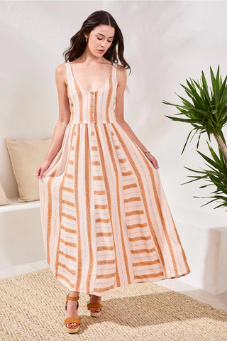 Tribal Maxi Sash Sahara Beige