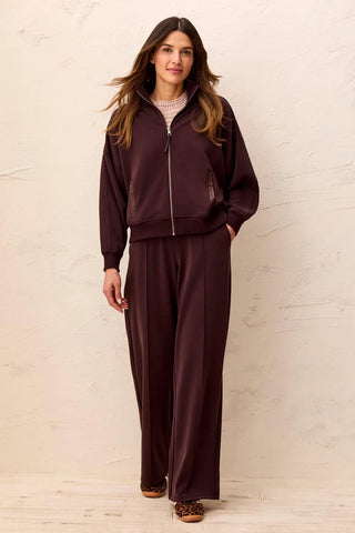 Tribal Pin Tuck Pant Saddle Brown