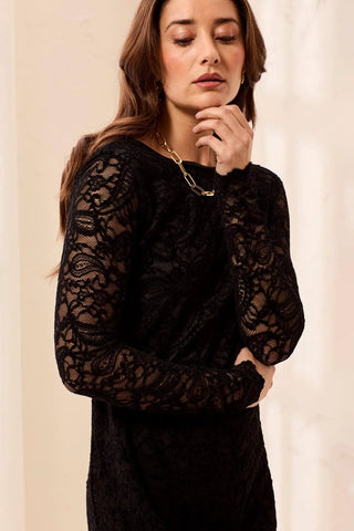Tribal 2Way Dress Black
