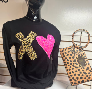 X heart tee