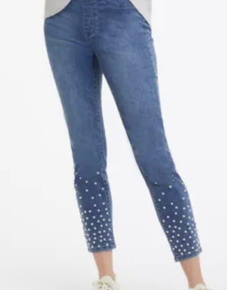 Pull on pearl jeans